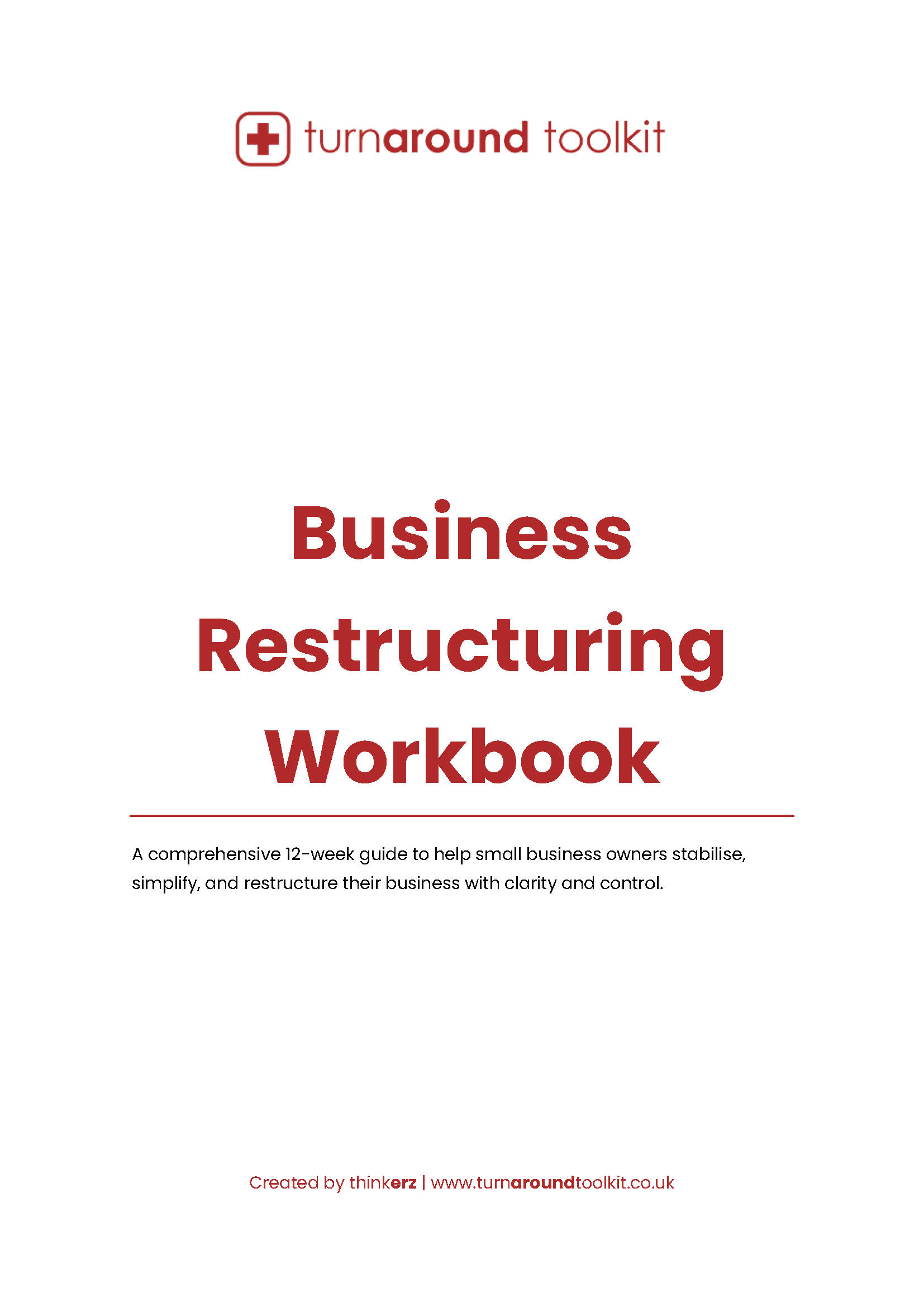 Business Restructuring Workbook Business Restructuring Workbook